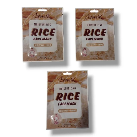 J. Mask Moisturizing Rice Face Mask - 3 Pack - Picture 4 of 4